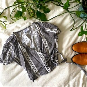 Urban Outfitters Tie-Front Crop Top